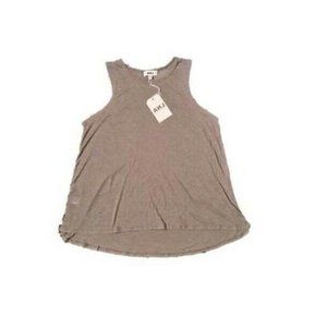 LNA Women's Racerback Asymmetric TANK Top GREY Loose Fit ( XS )